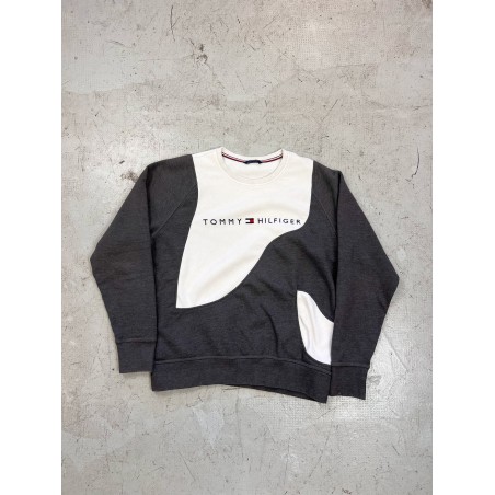 Tommy Hilfiger dessuadora rework gris/blanc