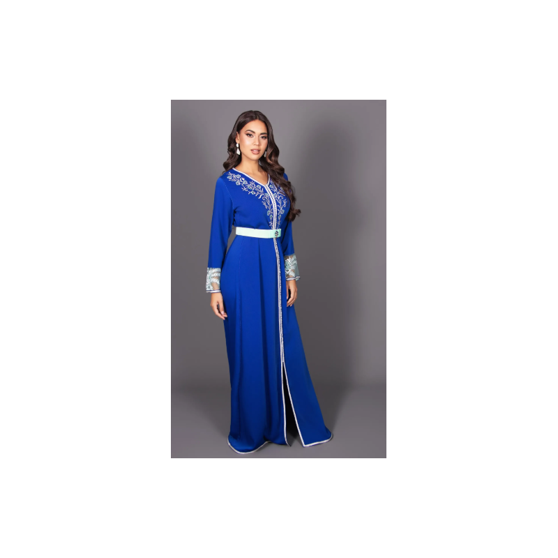 Caftan cylan bordado