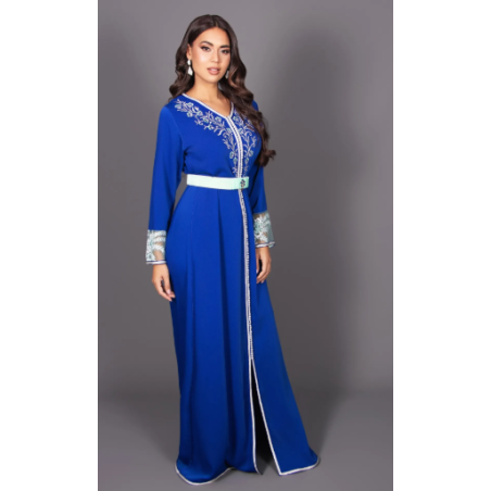 Caftan cylan bordado