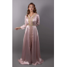 Caftan satyne rosa clar