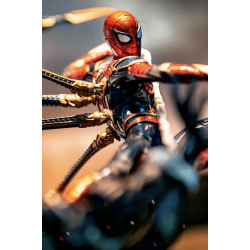 Estatua Iron Spider Vs Outrider - Avengers: Endgame