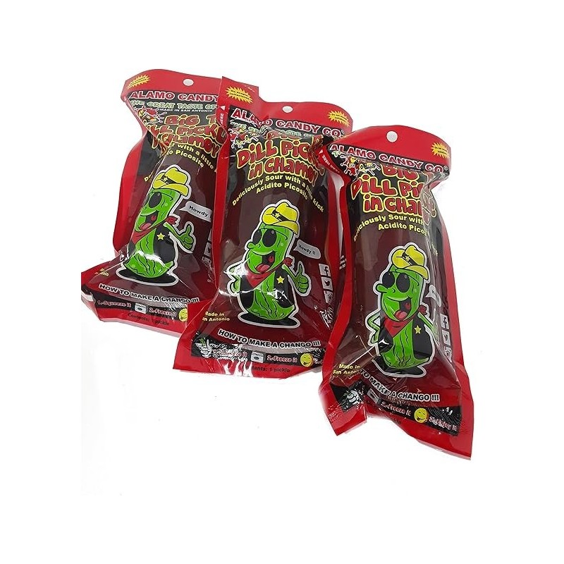 Alamo Candy Big Tex Eneldo Pickle In Chamoy