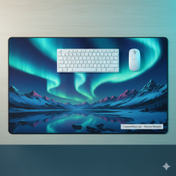 Alfombrilla XL "Aurora Borealis"