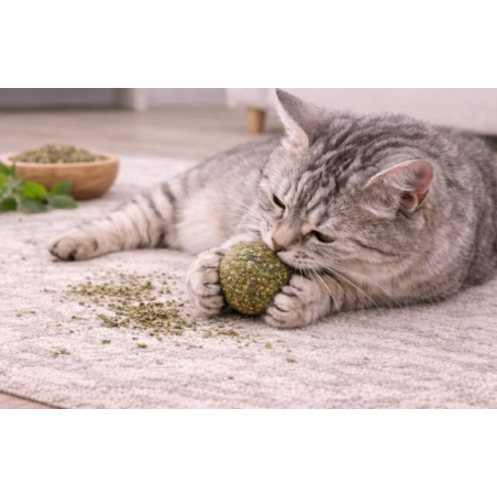 Bola amb catnip “HappyWhiskers”