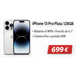 iPhone 13 Pro Plata 128GB