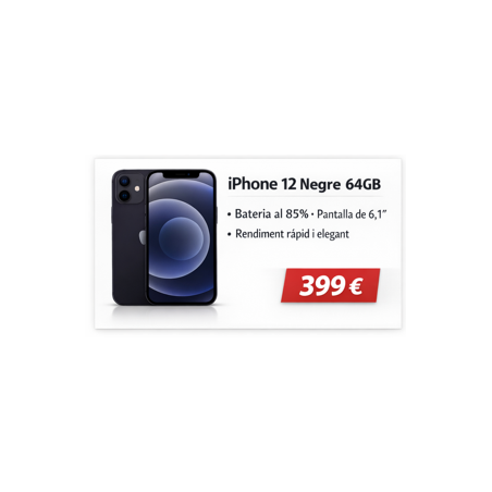 iPhone 12 negre 64gb