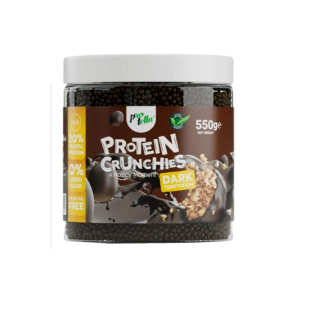 OLETES DE PROTEÏNA DE PÈSOLS + ARRÒS RECOBERTES DE XOCOLATA SENSE SUCRE pot de 550 g